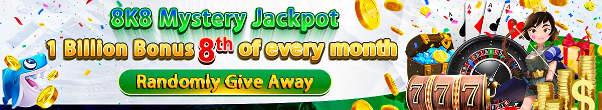 8k8 Mystery Jackpot — tap to show full terms